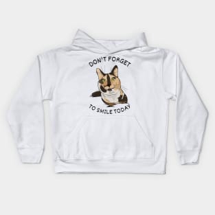 Don't forget to smile today Kids Hoodie